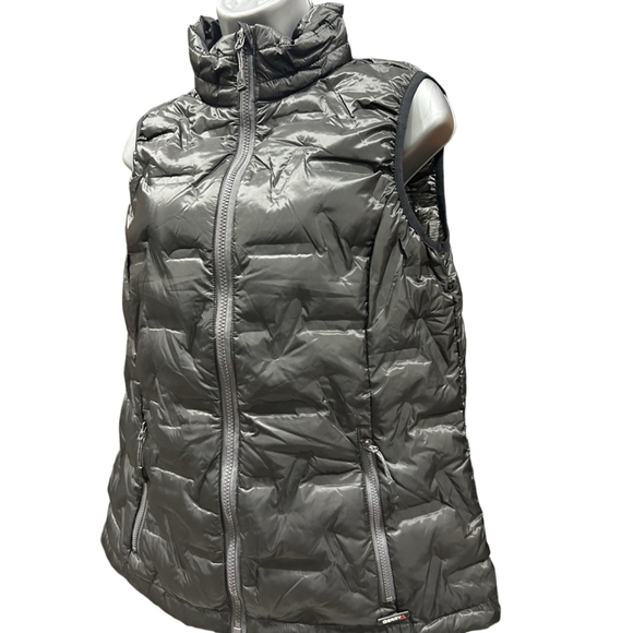 NWT Gerry Peak Welded Down Puffer Vest In Black Size Small - Picture 4 of 11